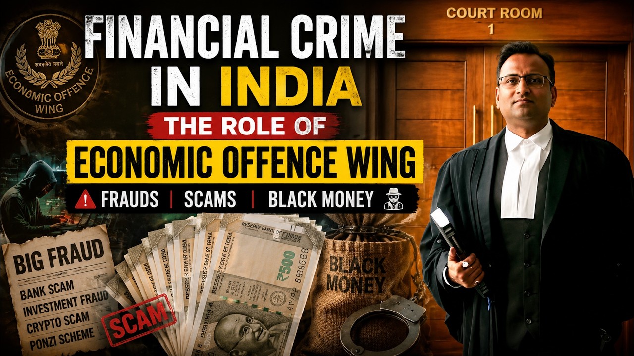 Financial Crime in India Explained | Role of Economic Offence Wing (EOW) | Fraud Investigation & Law
