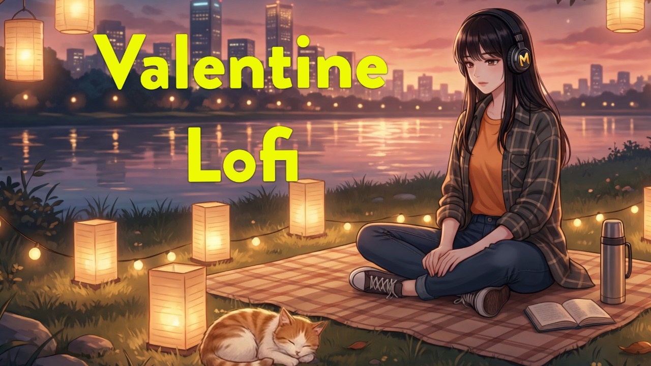 Love in the Air 💕 | Valentine Lo-Fi for Calm Evenings