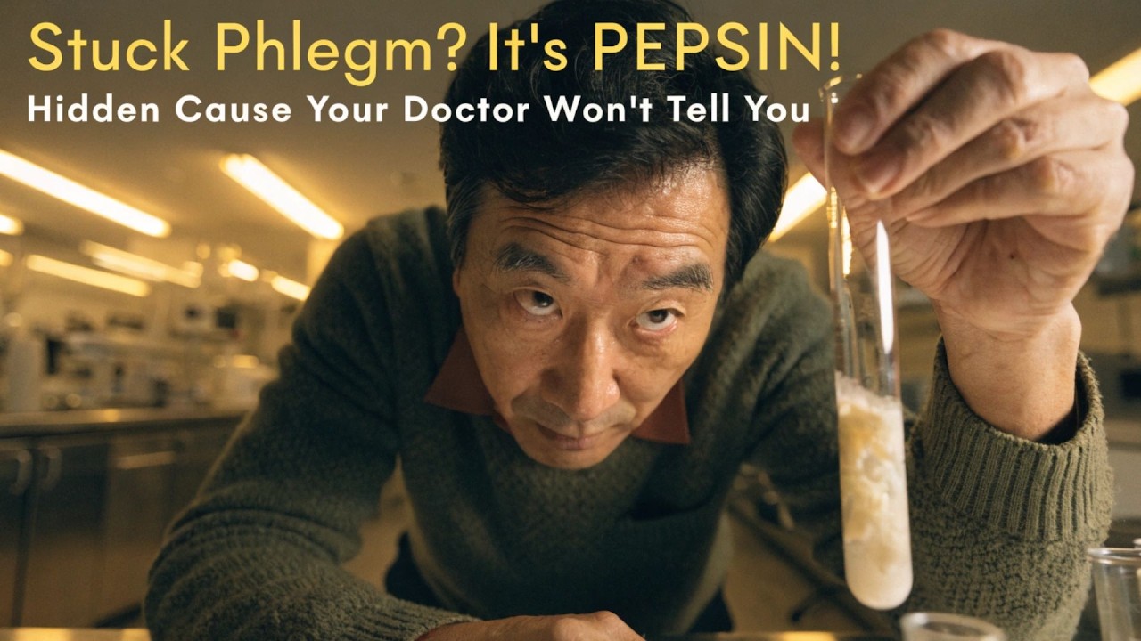 🔥 Stuck Phlegm That Won’t Come Out? It’s Not Mucus… It’s PEPSIN! (Hidden Cause)