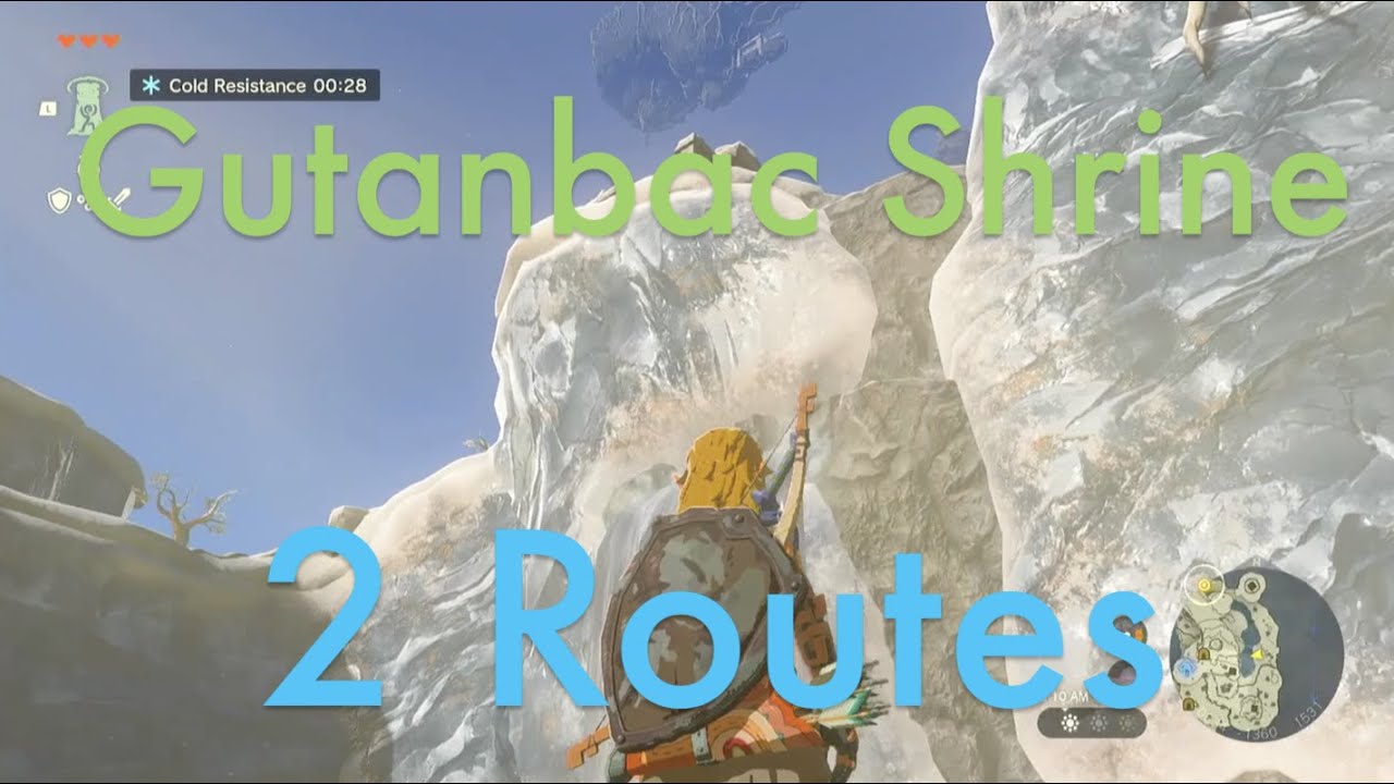 Tears of the Kingdom - 2 Routes to Gutanbac Shrine on Great Sky Island