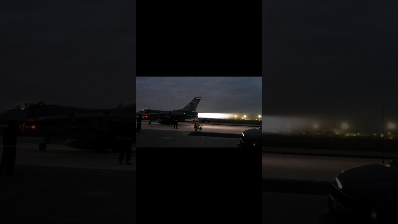 Истребитель F-16 Fighting Falcon Fireball 🔥🔥🔥