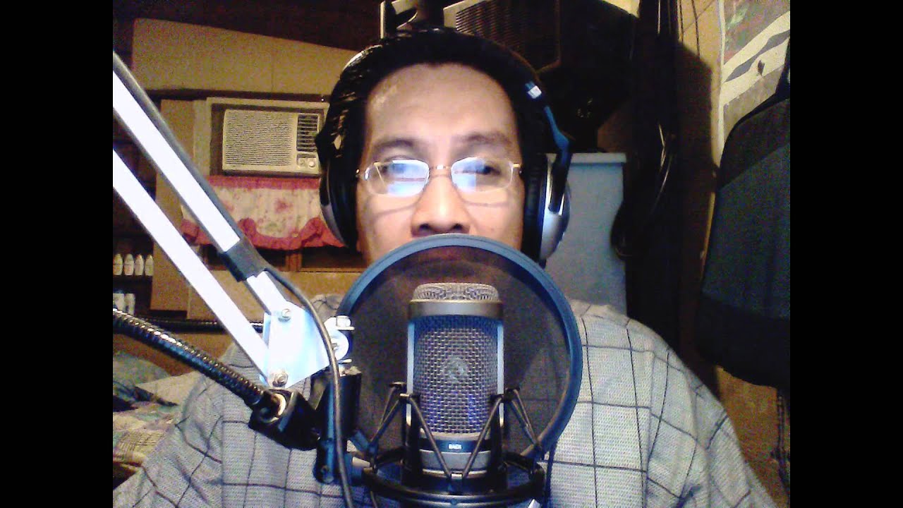 Voice-Over Session With John Ericsson in Making a Radio Commercial