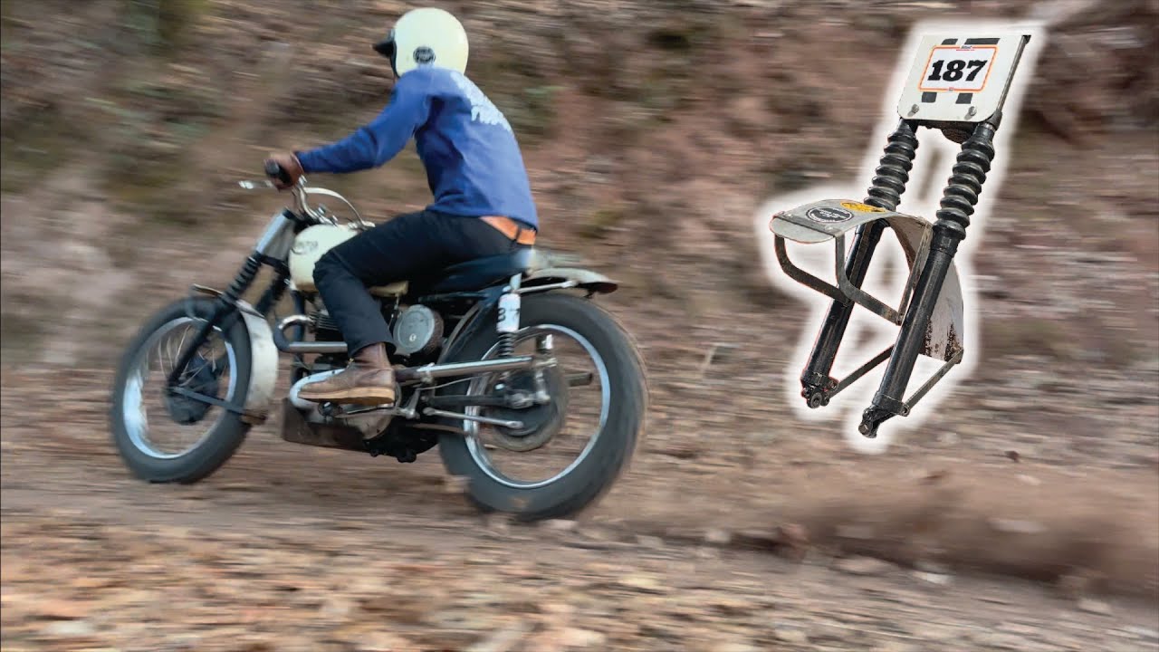 Offroad Fork Upgrade and Test Ride - 1957 Triumph Desert Sled