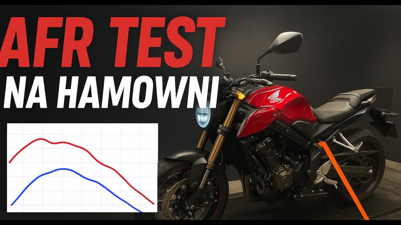 AFR w motocyklu &ndash; pomiary i strojenie na hamowni 🔥 | Czy mieszanka jest OK?
