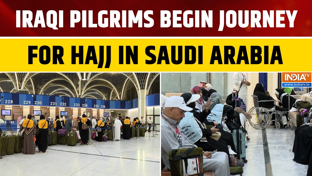 Hajj 2026 Begins: Iraqi Pilgrims Head to Saudi Arabia for Sacred Journey | World News
