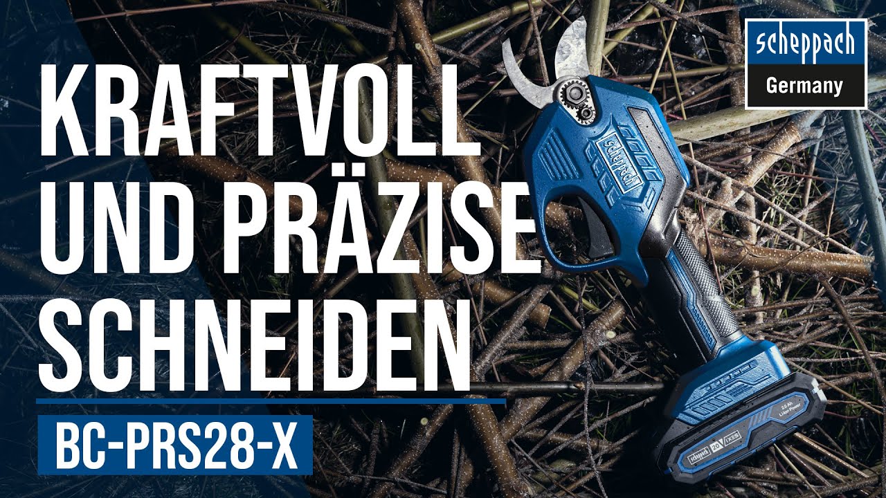 Die beste Akku-Astschere? Entdecke die Scheppach BC-PRS28-X! 🔥🌲