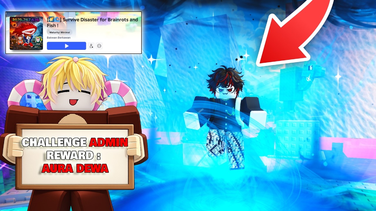 @BeaconCream  BIKIN GAME ROBLOX!? AKU DAPET TANTANGAN BUAT DAPETIN AURA KEREN INI!!..