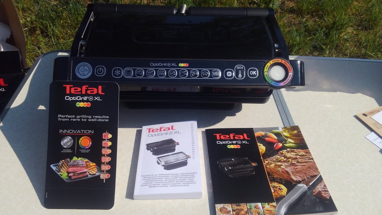 Электрогриль Tefal Optigrill+ XL GC722834 обзор, характеристики, сравнение.