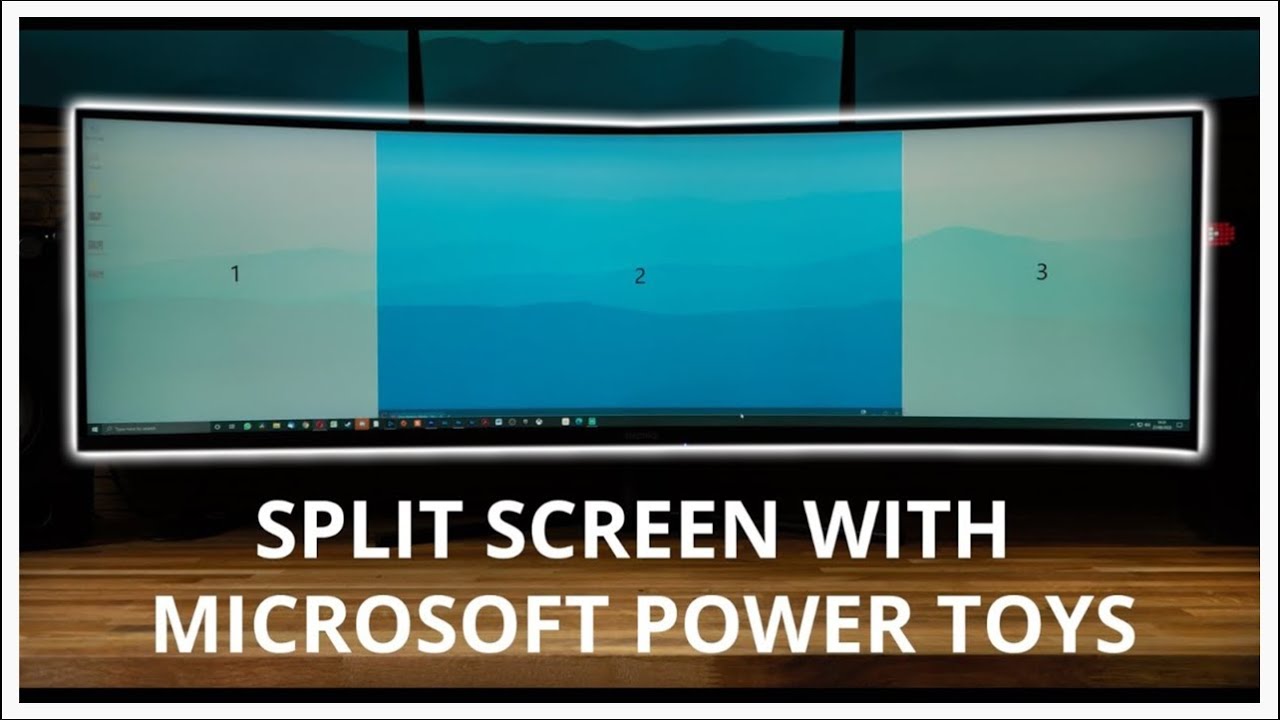 Легкое разделение сверхширокого экрана БЕСПЛАТНО!!!! - Microsoft Power Toys!