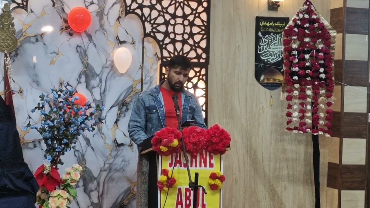 JANAB WALI SAHAB | JASHN E ABUL FAZLIL Abbas (A.S.)| BARGAH E SANI E ZEHRA (S.A )