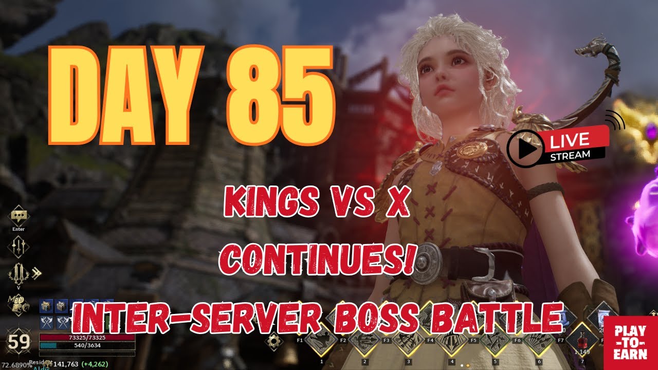 Legend of Ymir – Day 85 Live | KINGS vs X Continues! Inter-Server Boss Battle RELIVE