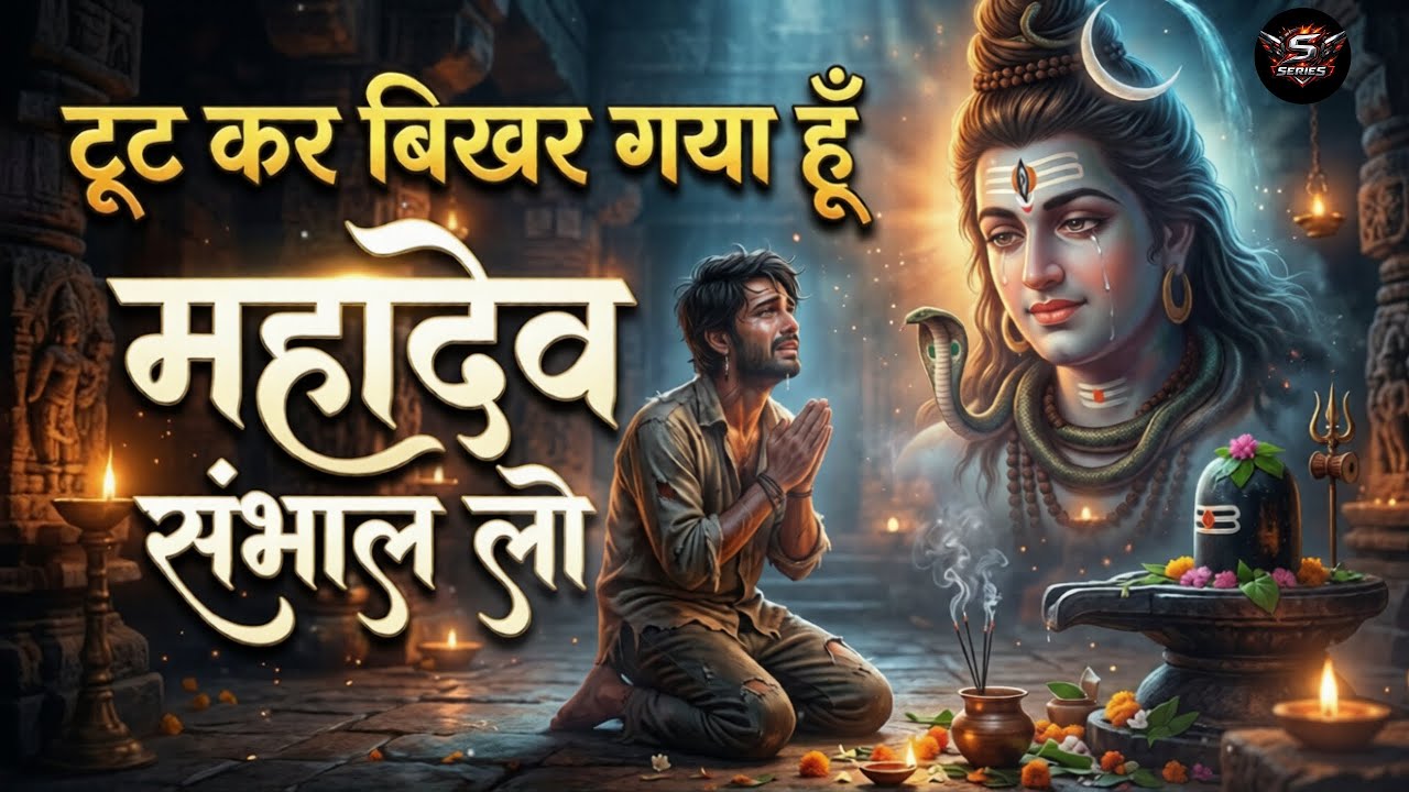 टूट😭 कर बिखर गया हूँ | महादेव 🙏संभाल लो | 2026 | Heart Touching 💔Shiv Bhajan | Powered By S Serise 
