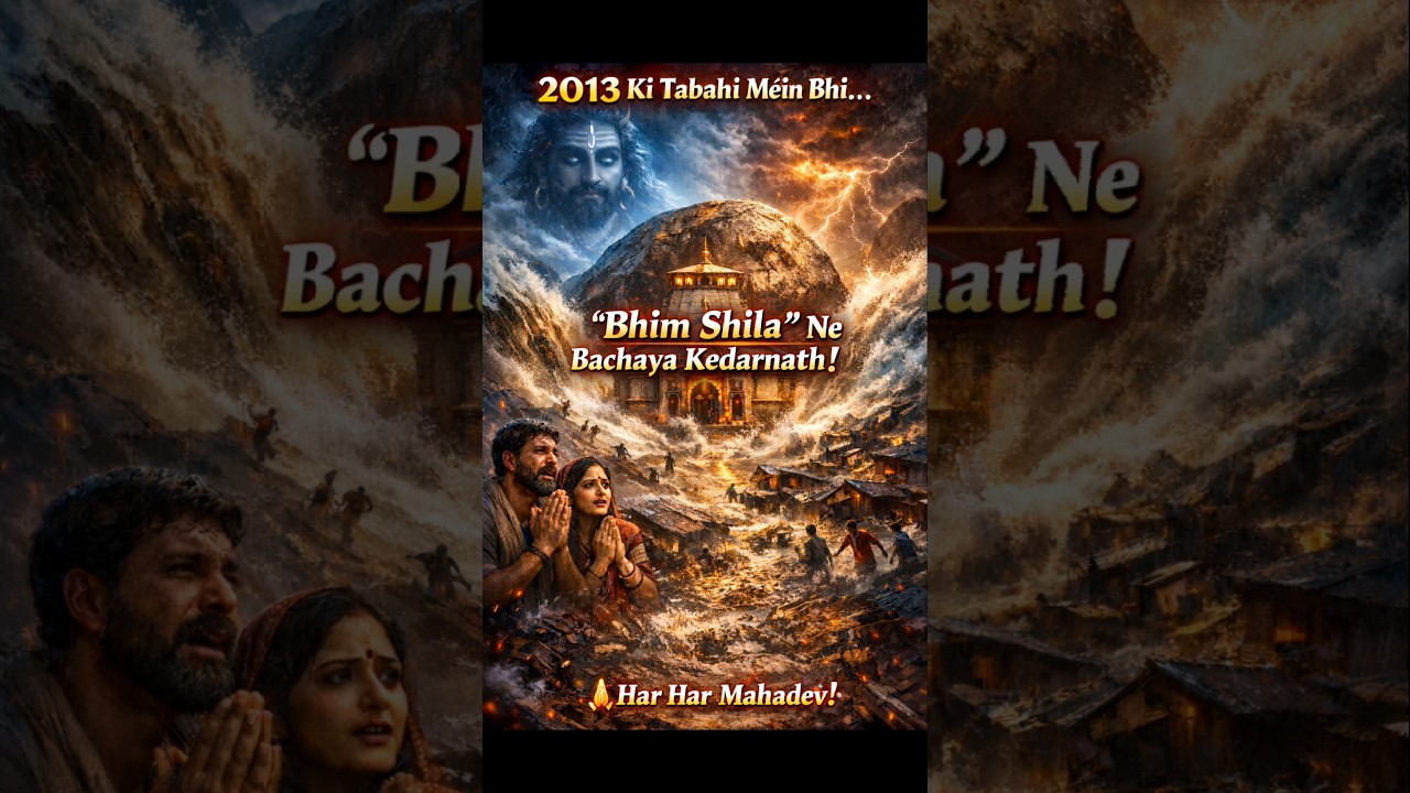 Kedarnath Ka Vo Chamatkar, Jisne Maut Ka Raasta Badal Diya!😱#kedarnath #mahadev #bhimshila #ytshorts