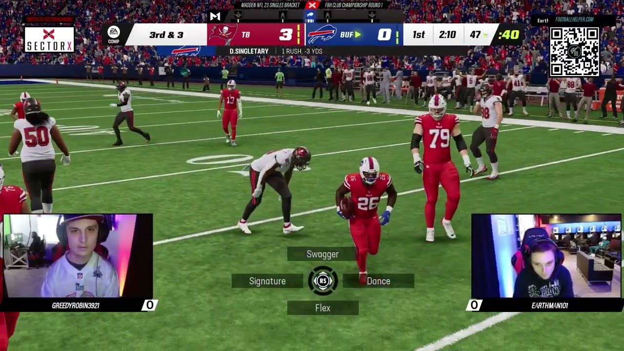 Football Helper Club Championship ➤ Madden '23 1v1 Tournament