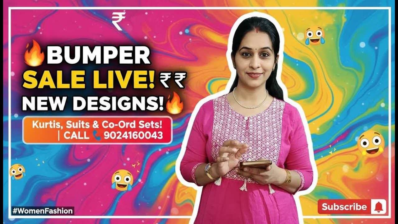 Kayra Fashion Hub LIVE | Suits, Kurtis & Co-Ord  Sale | Book Now 📞 9024160043 #WomenFashion #