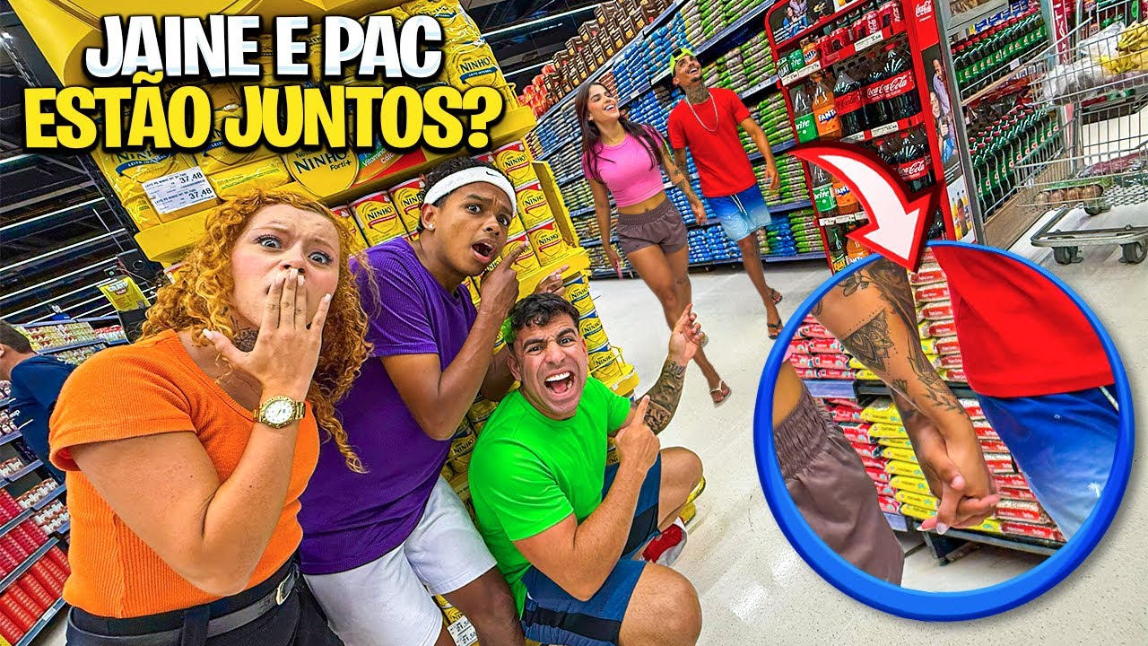 ESPIONAMOS A JAINE E O PAC JUNTOS *Eles se gostam mesmo?