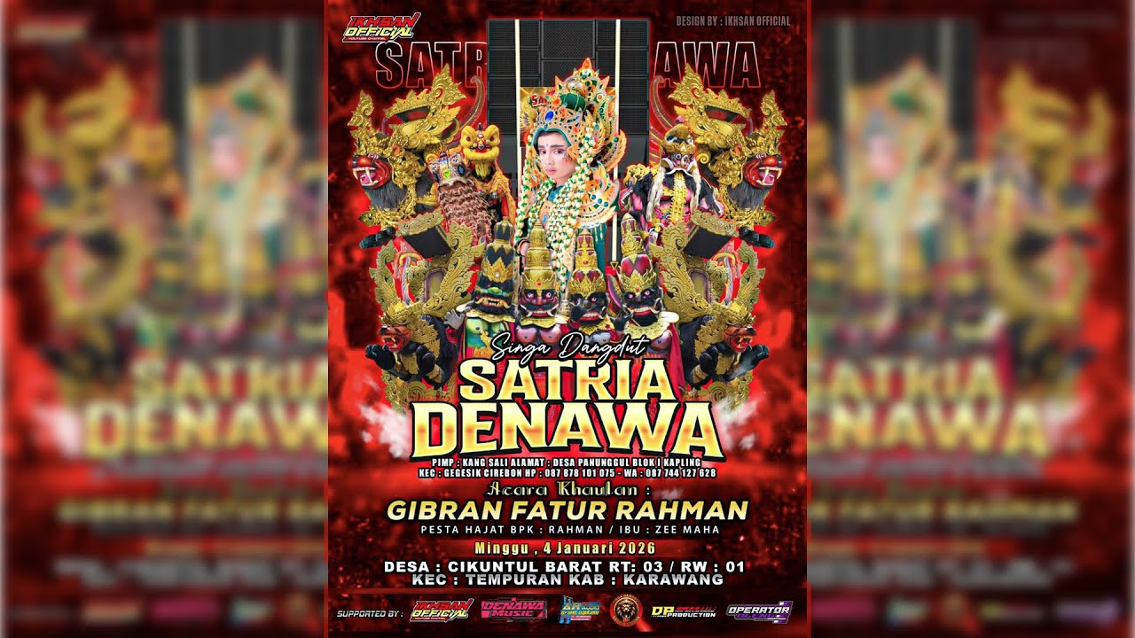 LIVE SINGA DANGDUT SATRIA DENAWA | MINGGU, 04 JANUARI 2026 | CIKUNTUL BARAT - KARAWANG