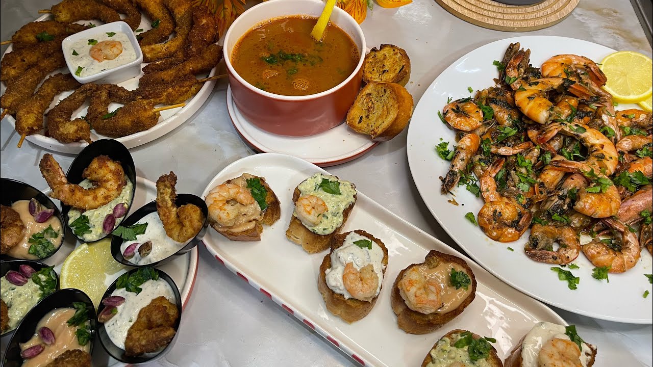 ب 25 دينار اكهو 🫣🫨تنجم تحضر أضخم عشاء 🍤🦐