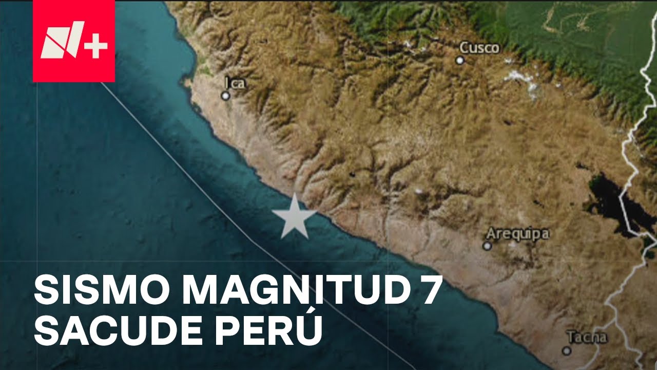 Sismo en Perú hoy, viernes 28 de junio, de magnitud 7 - Las Noticias