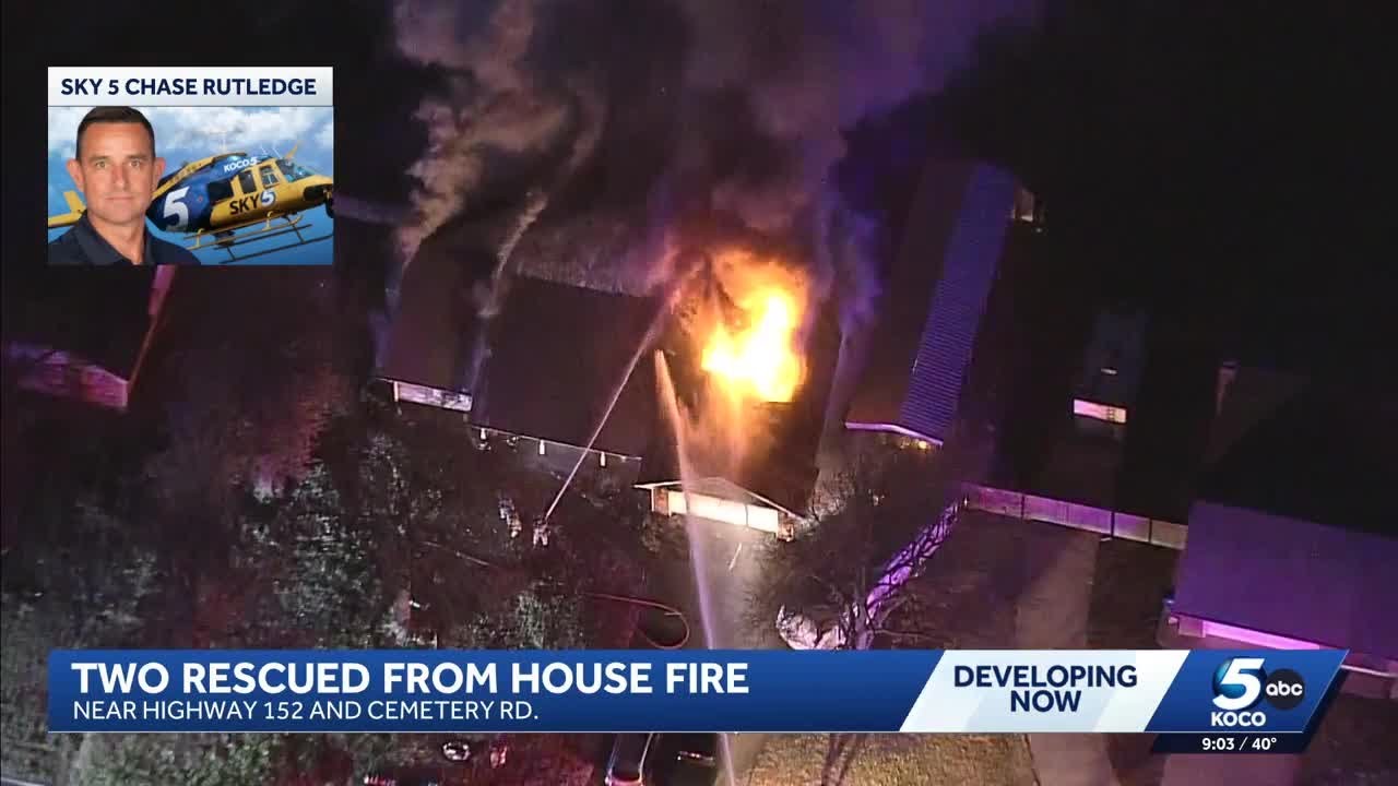 Crews busy battling large house fires Friday morning in the OKC metro