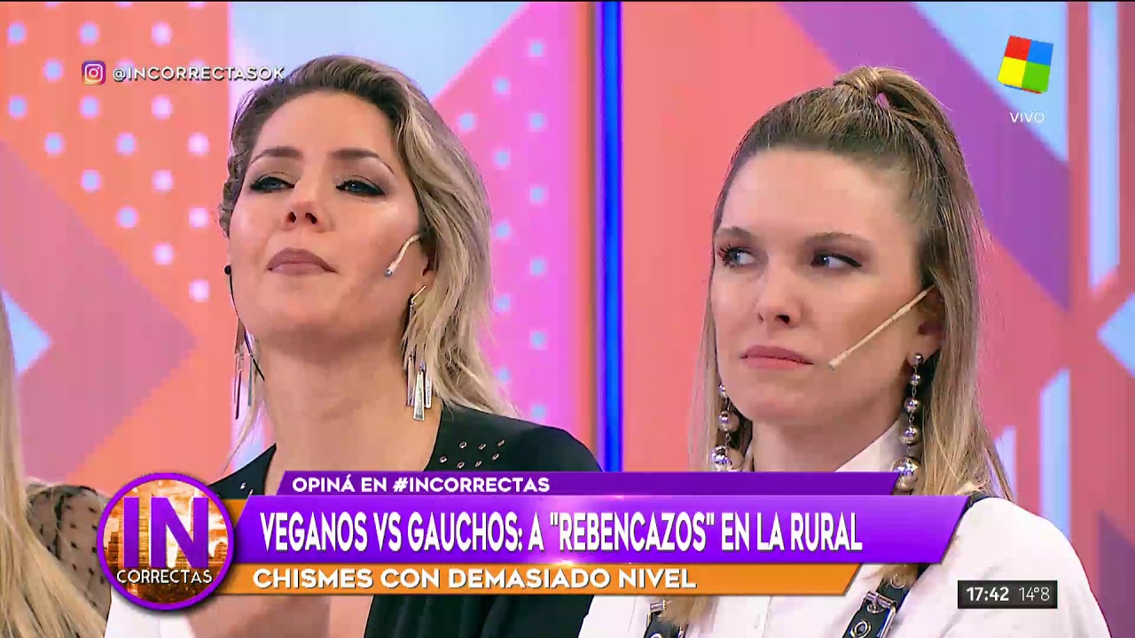 Veganos invadieron la pista en la Exposici&oacute;n Rural y los gauchos los corrieron con caballos