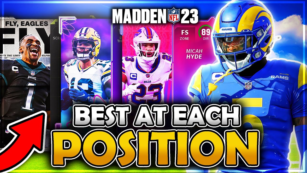 THE *BEST CARDS* AT EACH POSITION (LAUNCH) in Madden 23 Ultimate Team