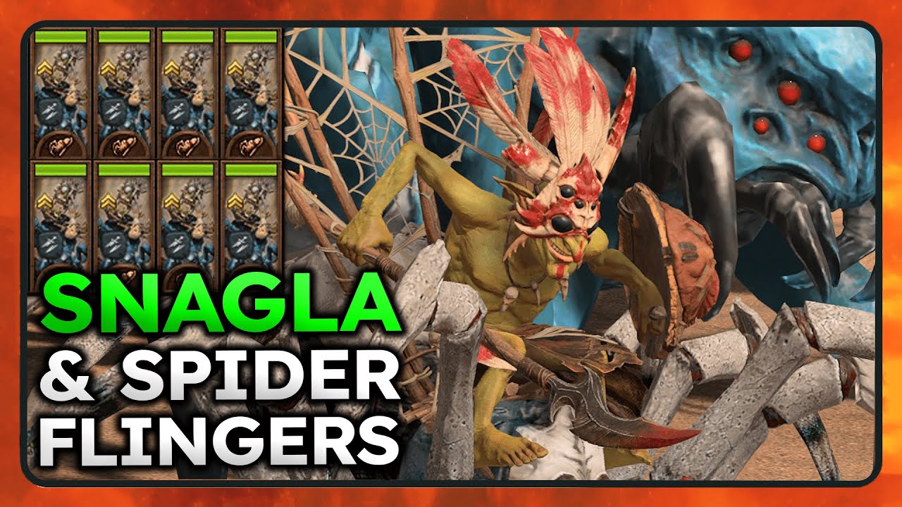Arachnaroc Spider Flingers Doomstack - Total war Warhammer 3