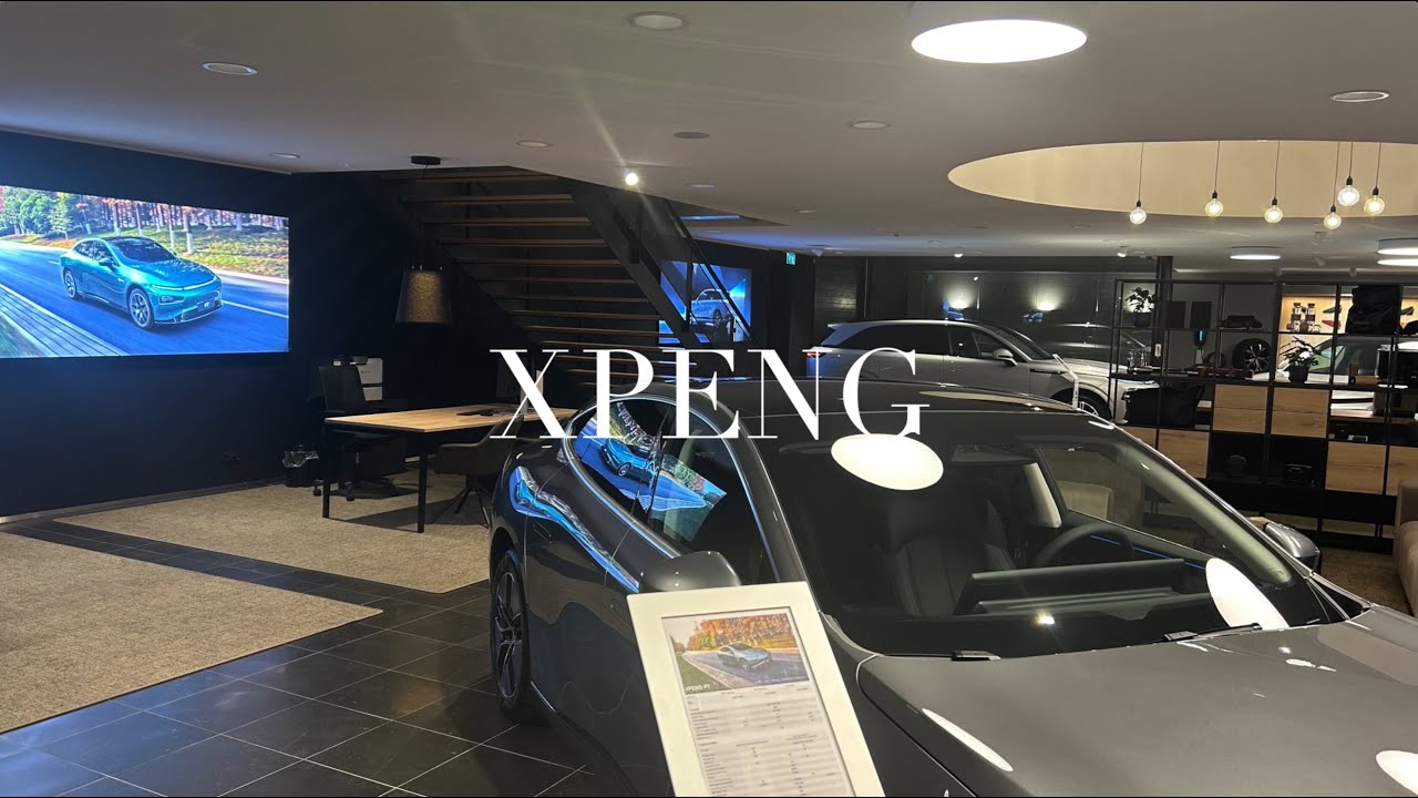 XPENG EV Navigation and HMI walk through