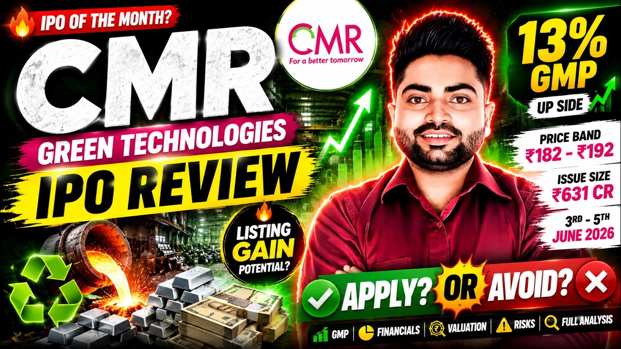 CMR Green Technologies IPO Review 🔥 Apply or Avoid? | GMP, Financials & Full Analysis