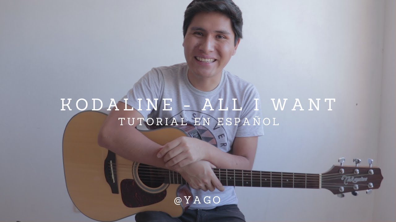 Kodaline - All I Want | Tutorial guitarra en ESPAÑOL