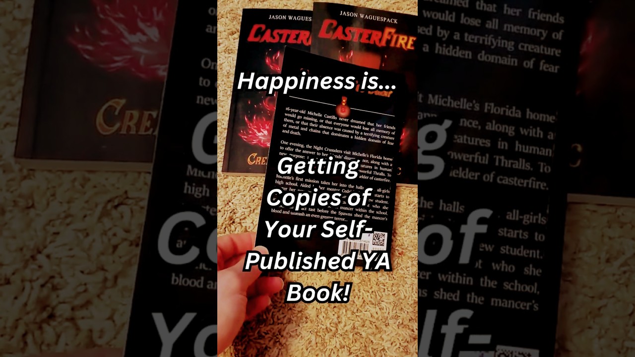 Happiness is receiving multiple copies of your published YA fantasy book! #selfpublished