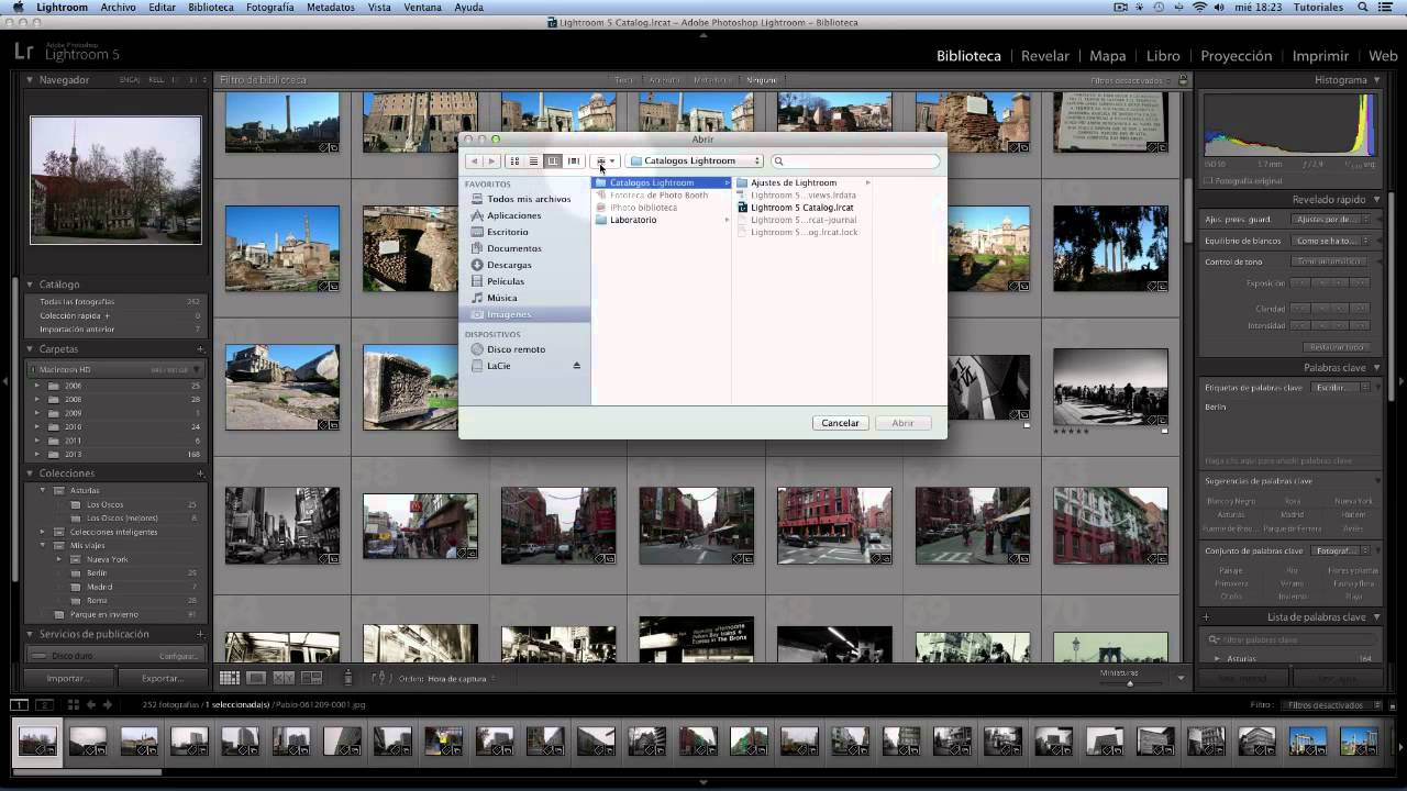 Curso de lightroom 5 capitulo 17 - Mover nuestras fotos a otra carpeta o disco