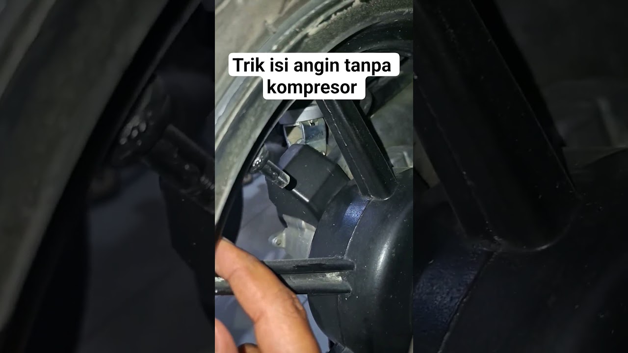 isi angin ban motor tanpa ke bengkel.  #fyp