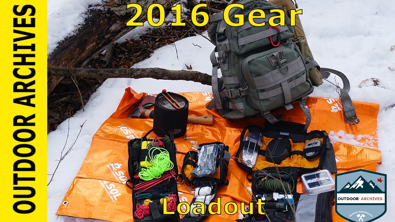 2016 Bushcraft Gear load Out
