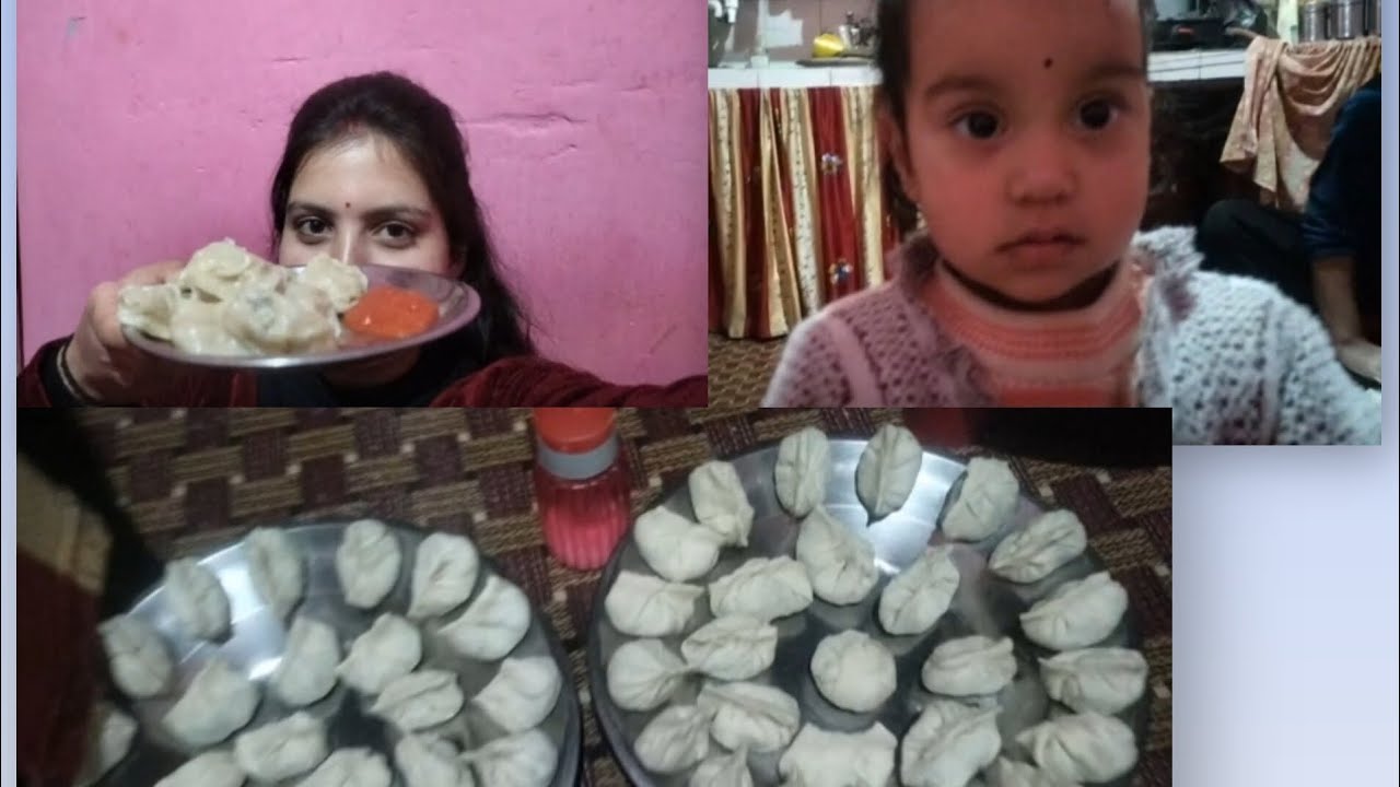 Ghar Par Tasty Momos Bane | Aaj Ka Family Vlog ❤️|@Dhruvikaandmamma |