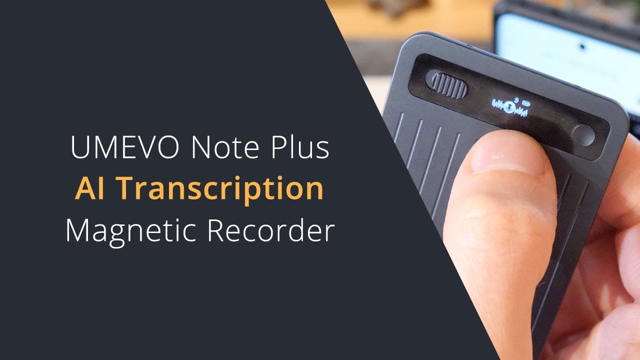 UMEVO Note Plus | Устройство для магнитной записи голоса с искусственным интеллектом и транскрипц...
