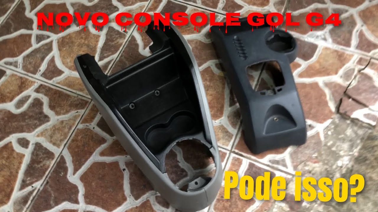 Gol G4 com console central adaptado do gol G3