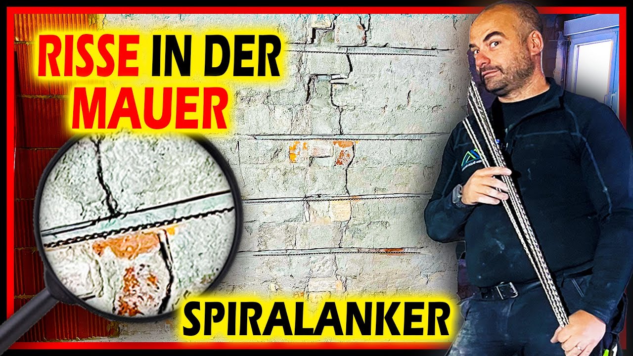 RISS IM MAUERWERK - Spiralanker zur Risssanierung als Mauerwerksbewehrung! | Home Build Solution