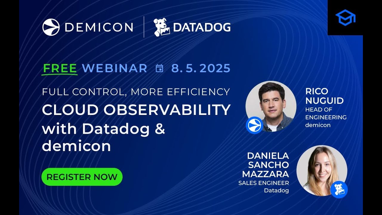 Full Control, More Efficiency - Cloud Observability with Datadog and demicon