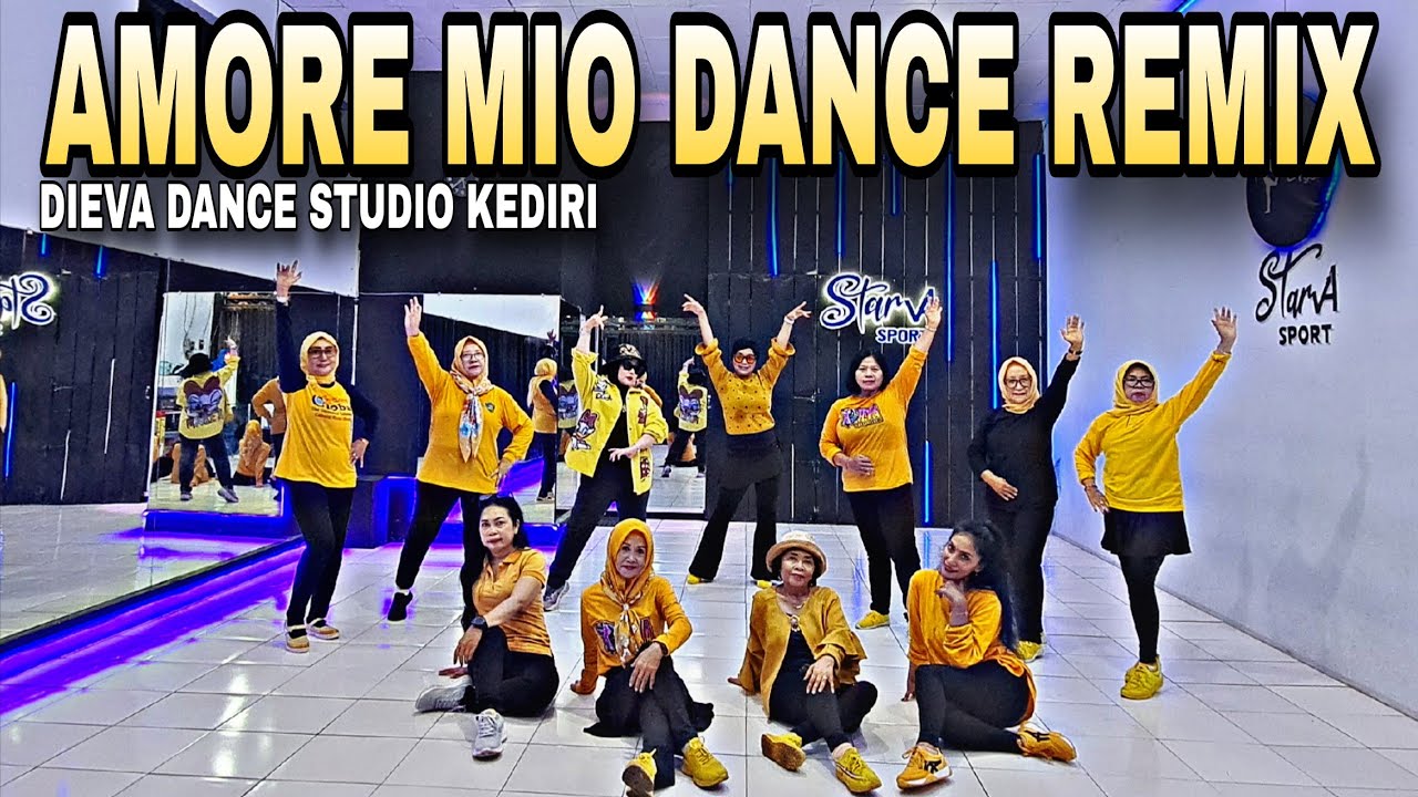 AMORE MIO DANCE REMIX || Line Dance || Beginner|| Dieva Dance Studio Kediri