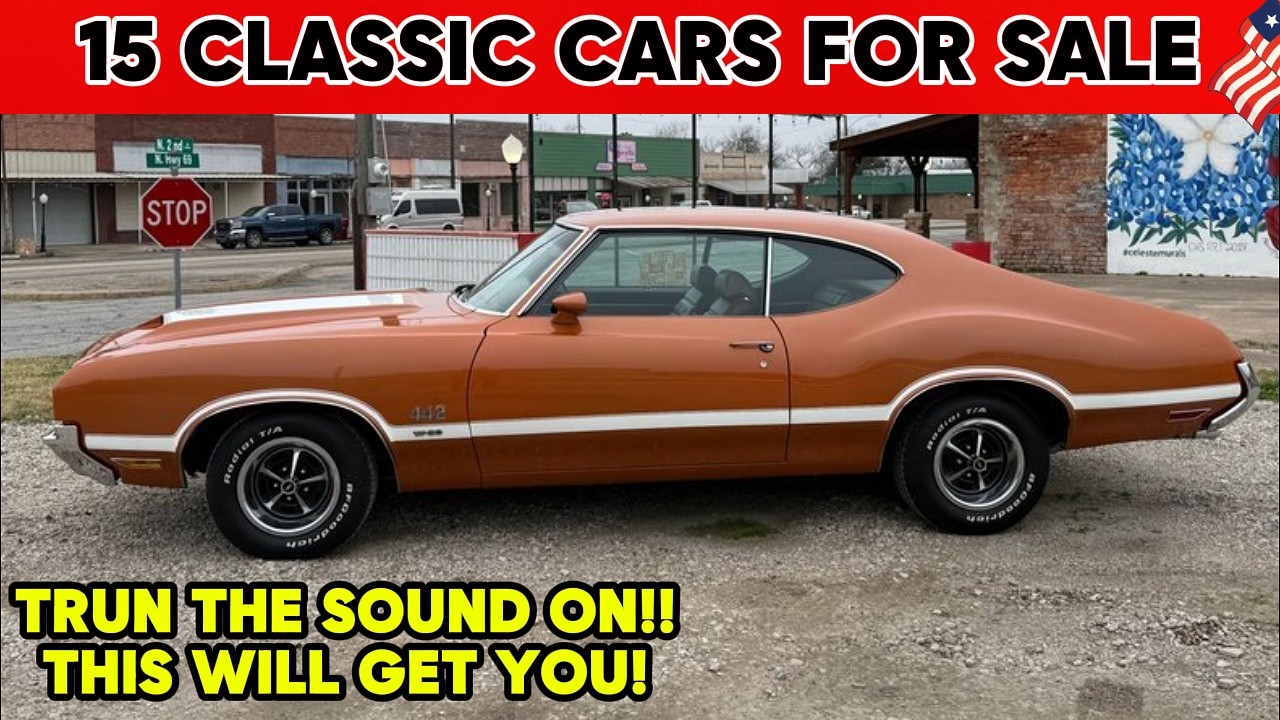 TURN THE SOUND ON, 15 Classic Cars for Sale Cheap!!
