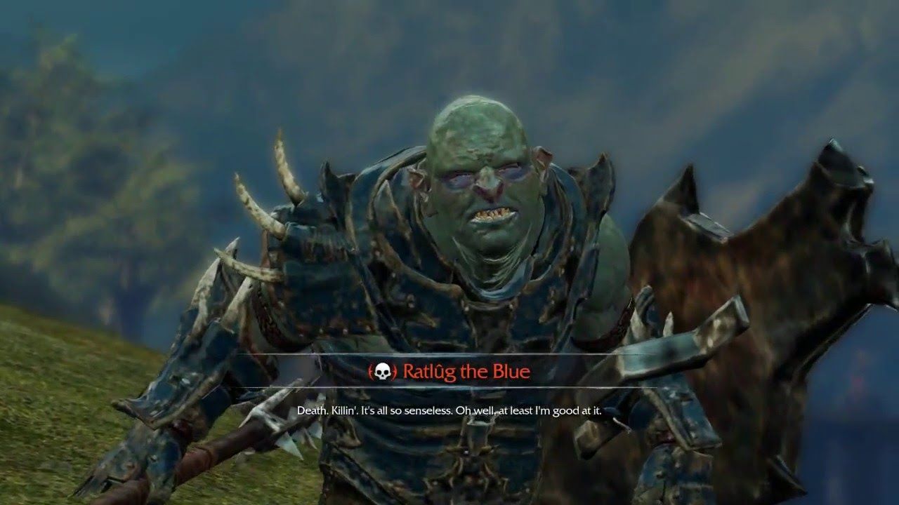 Shadow of Mordor Blue uruk quotes
