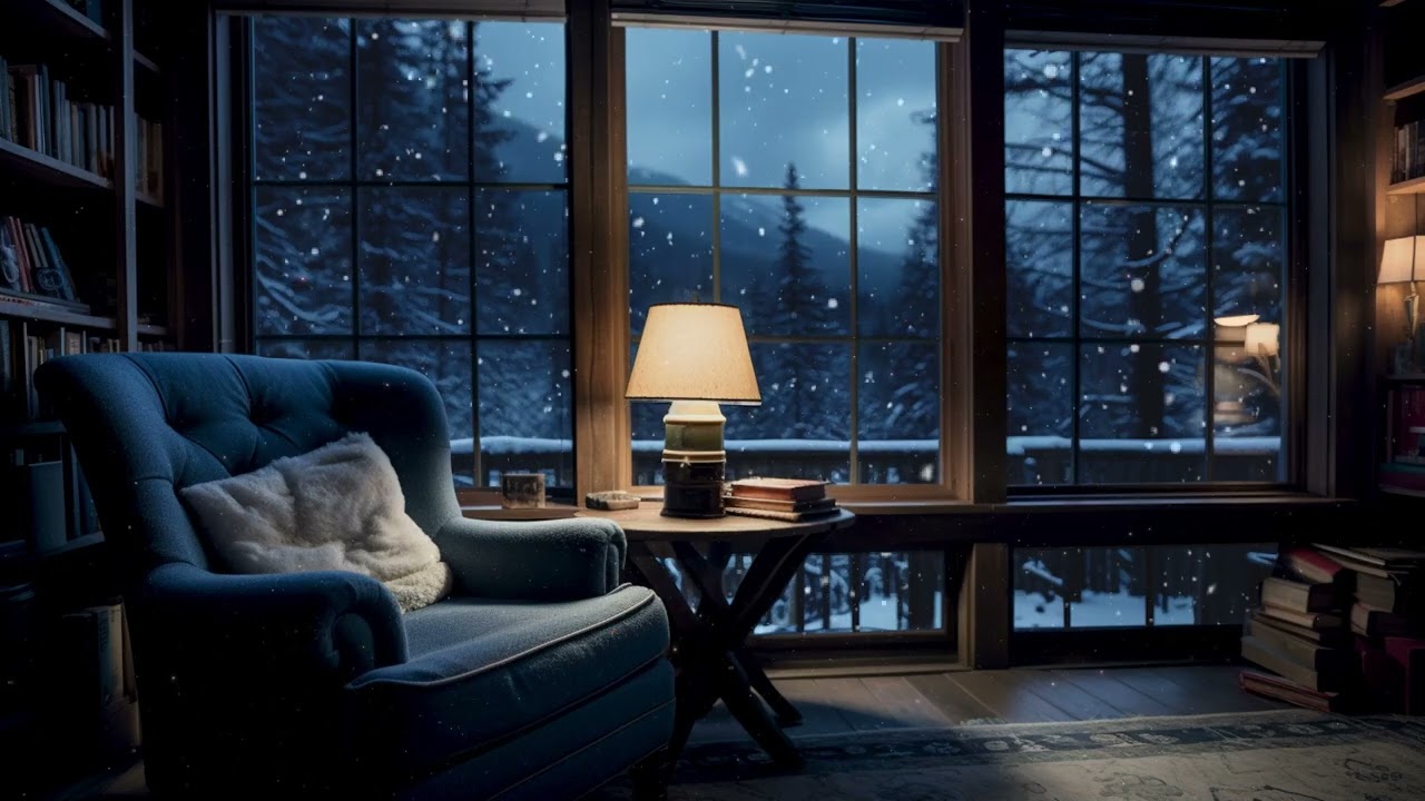 Freezing Wind Storm & Heavy Blizzard Sounds for Sleeping, Loud Blowing Snow & Frosty Wind Ambience