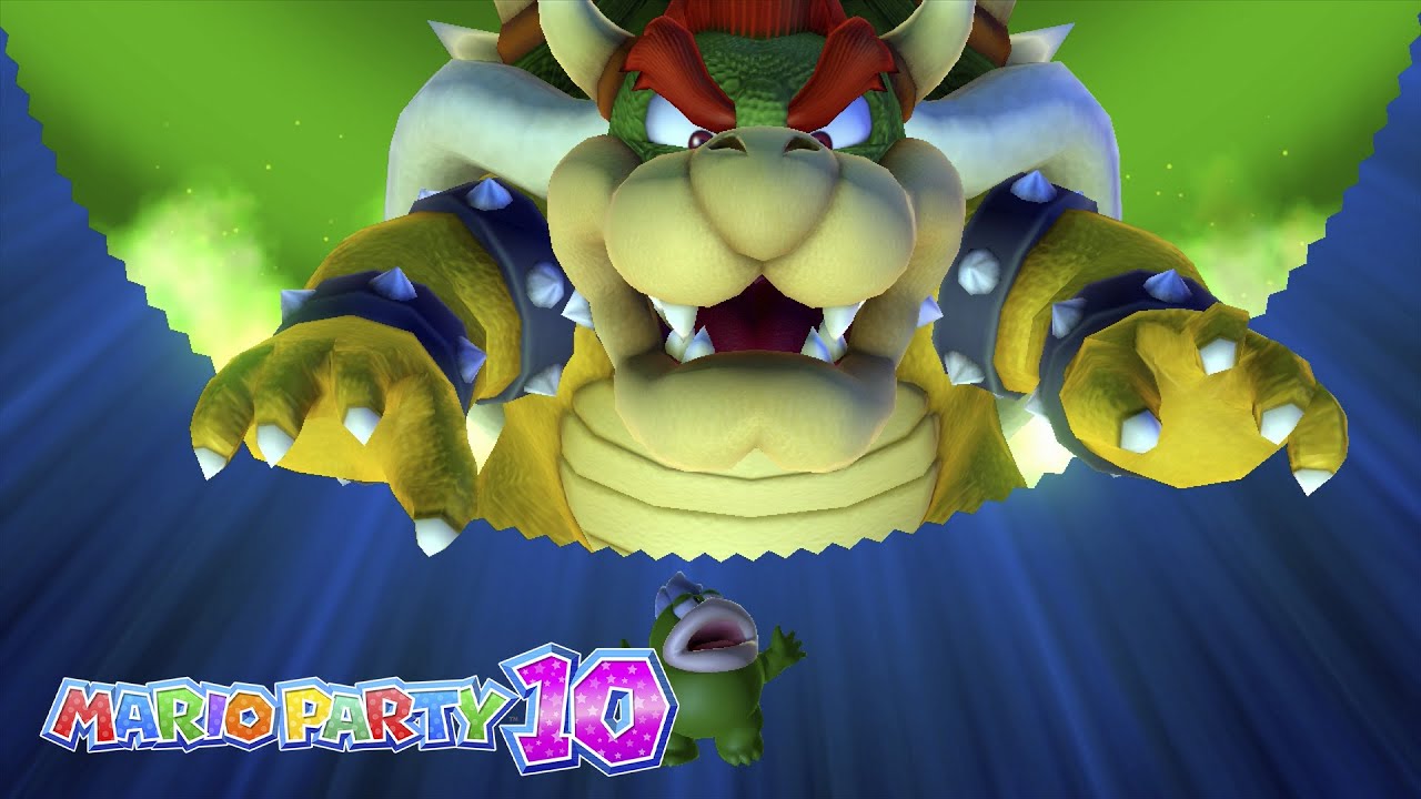 Mario Party 10 Bowser Party Chaos Castle - Bowser vs Waluigi, Wario, Spike and Yoshi #1