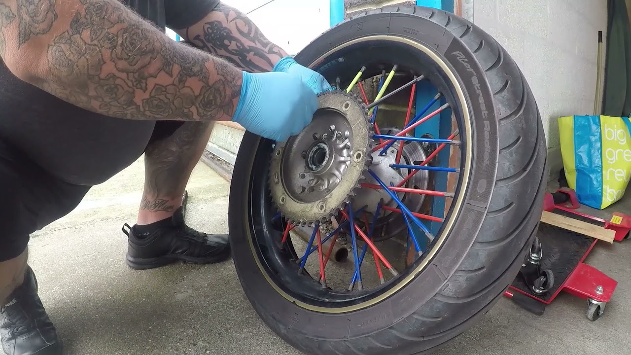 Yamaha WR 125 Chain & Sprocket Swap