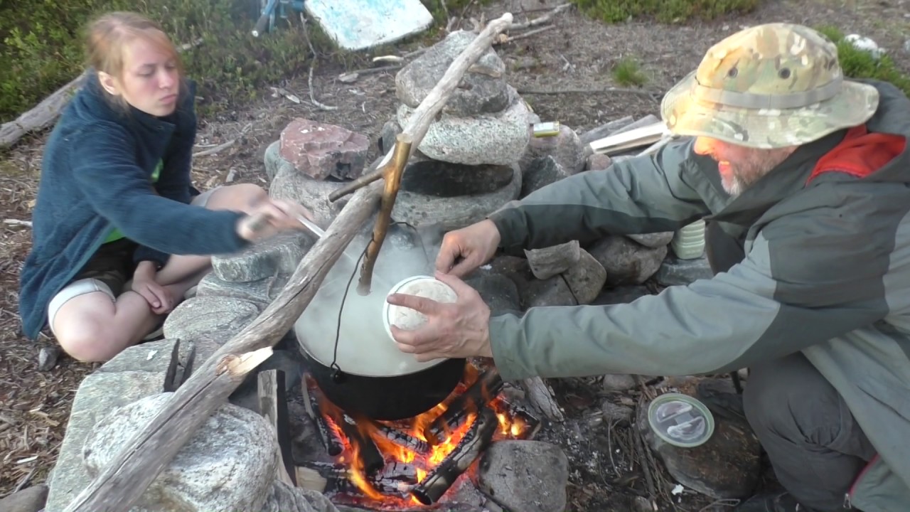 Походная еда.  Супчик из чечевицы с курицей