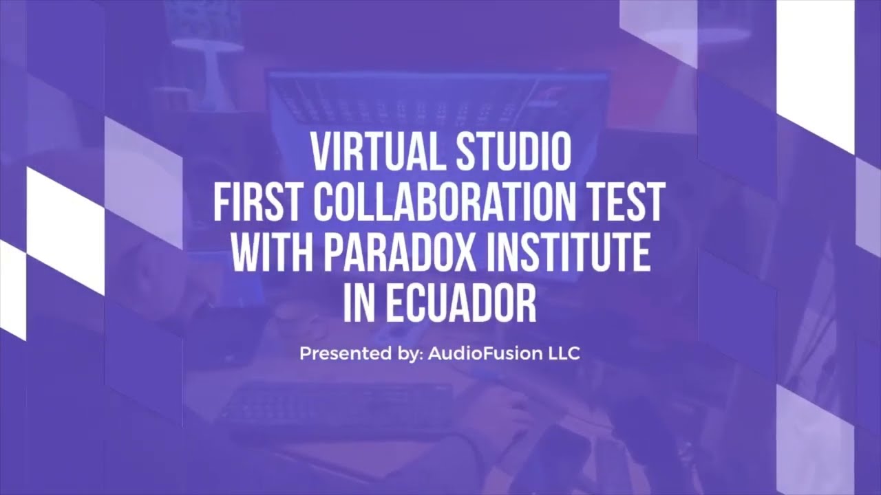 Virtual Studio XR: Collab Mode - First Test with Paradox Institute