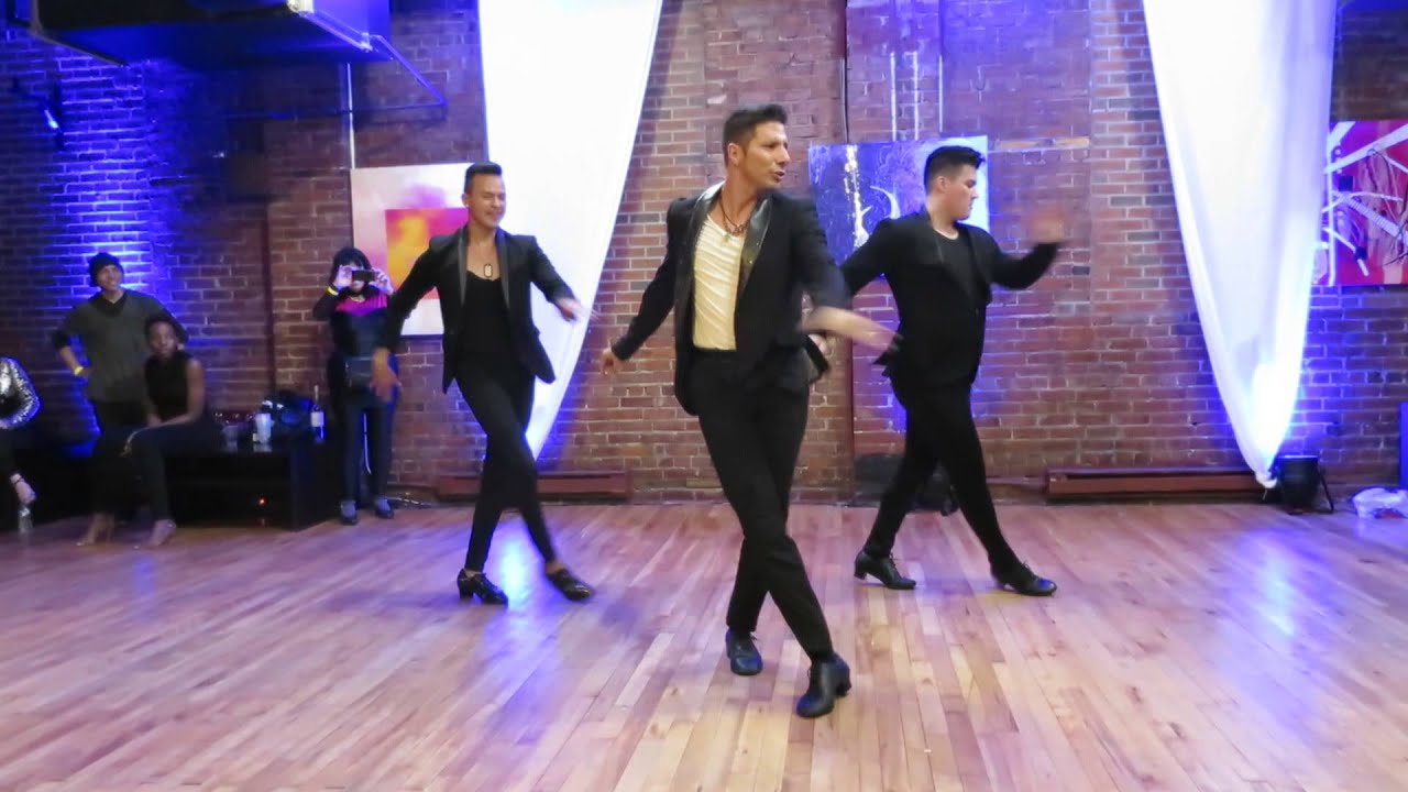 Los 3 Amigos: David, Victor & Rodrigo (Men Styling) at the VA Gala on November 27th 2015