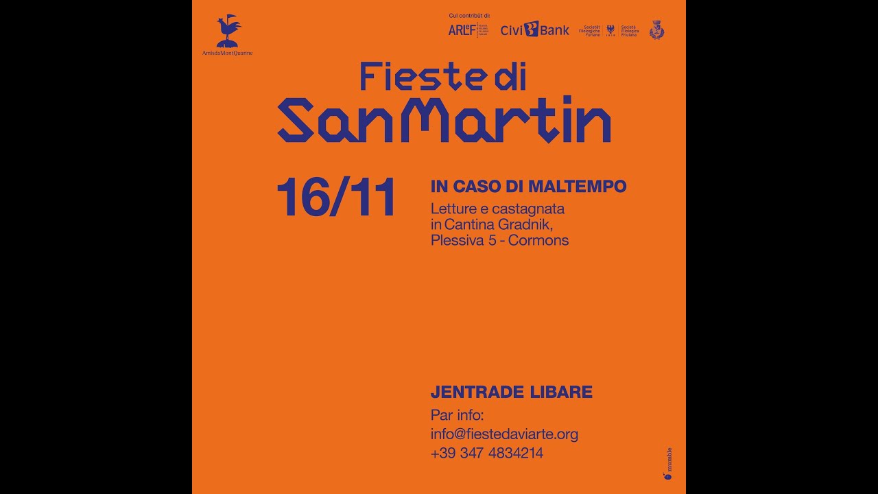 Fieste di San Martin su lis olmis di Eraldo Sgubin