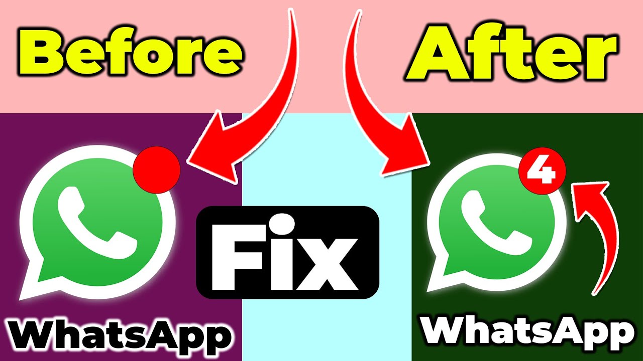 WhatsApp Message Count Not Showing Problem Solve | WhatsApp Messages Dot Showing Problem Solve